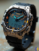 CWS-20110R-1ADR Bluetooth Analog-Digital Chrono Watch.